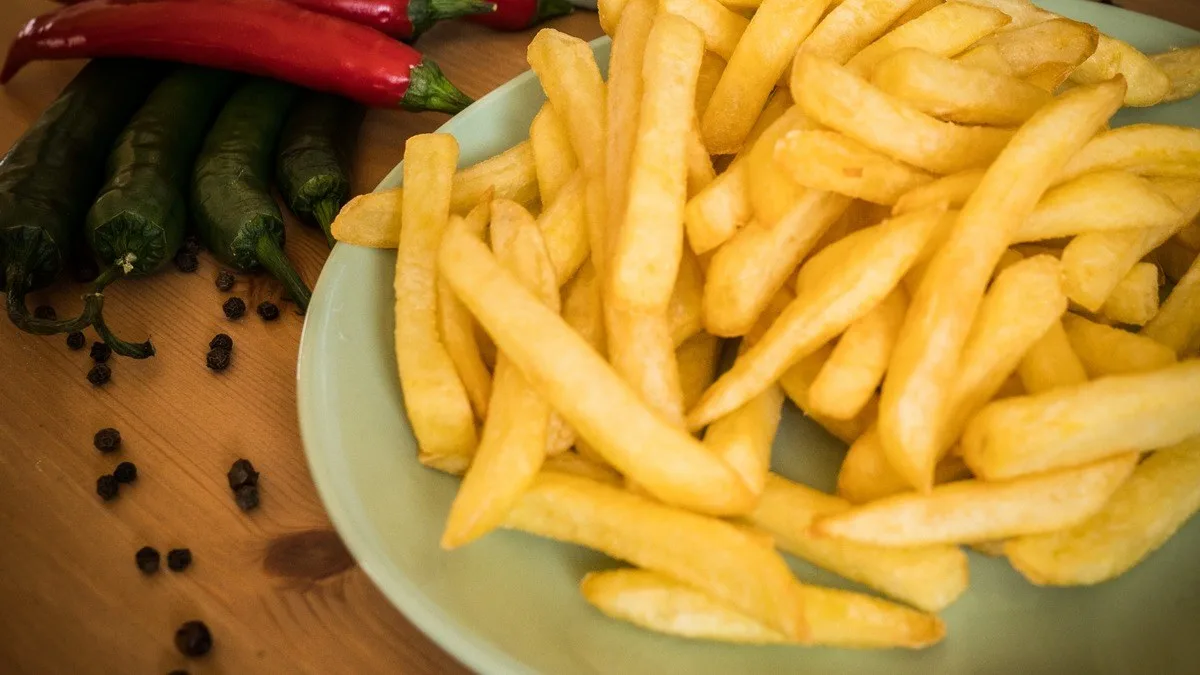 Frytki ze szczyptą soli