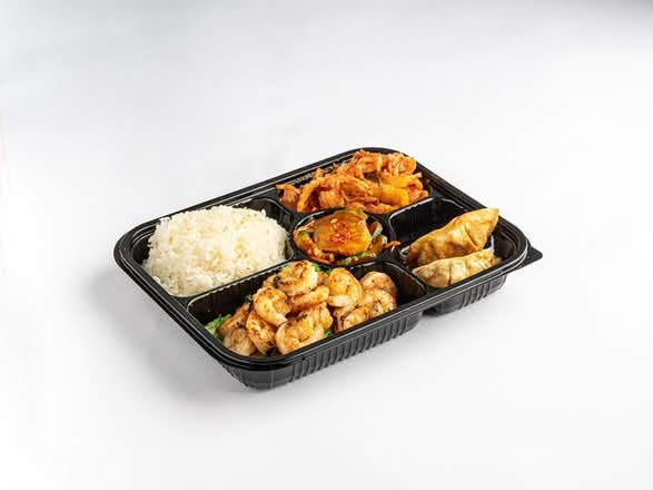 Garlic Shrimp Bento Box