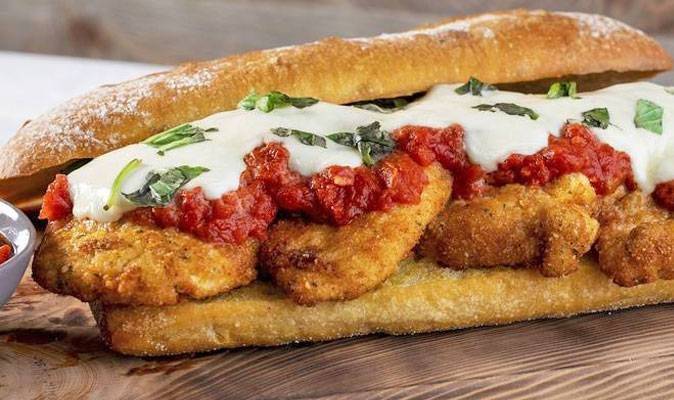 Chicken Parmigiana Hot Sub