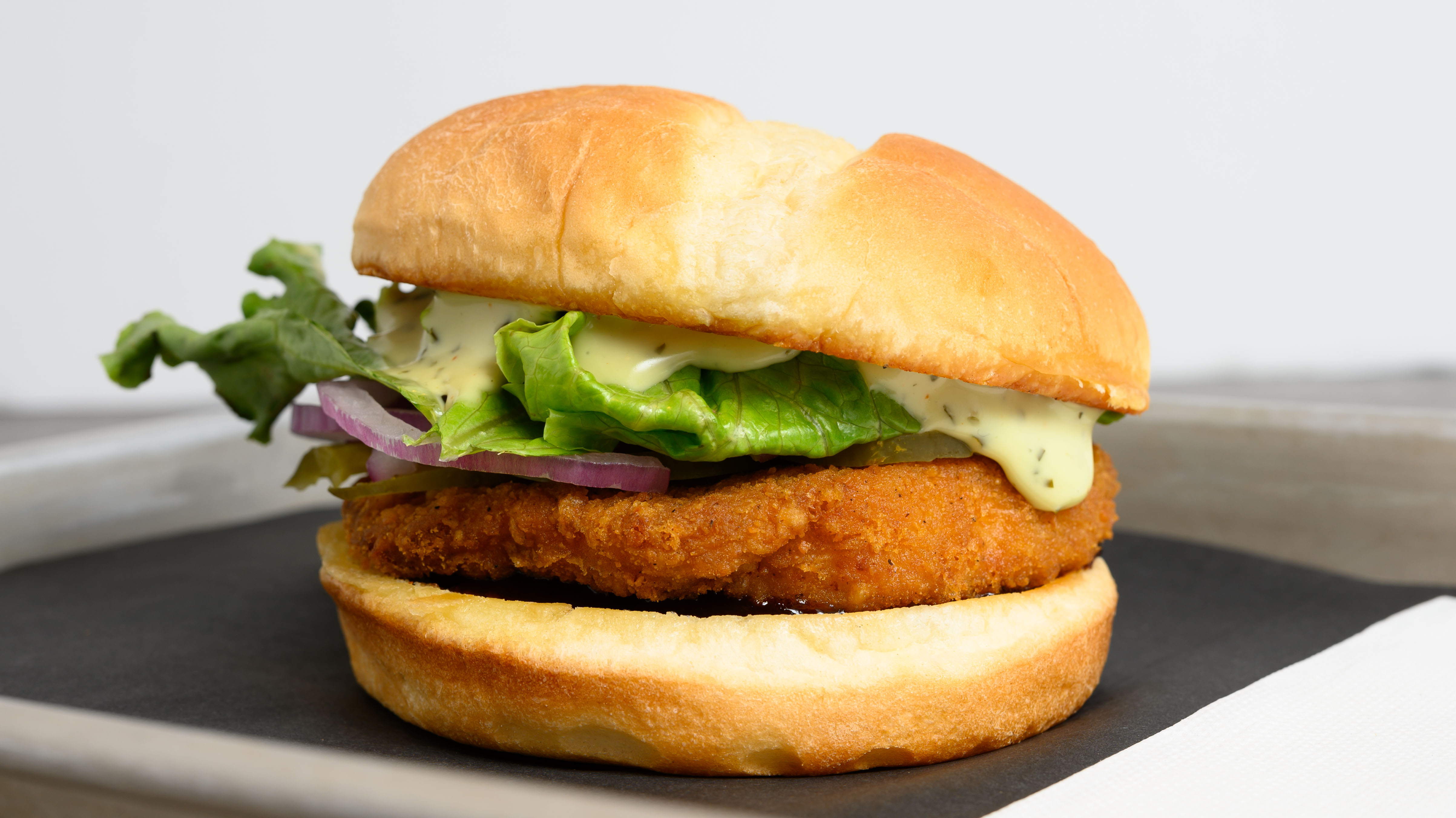 BBQ Fried Chicken Burger