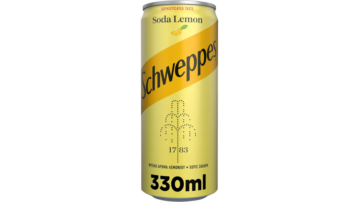 Schweppes Σόδα Λεμόνι 0.33 l