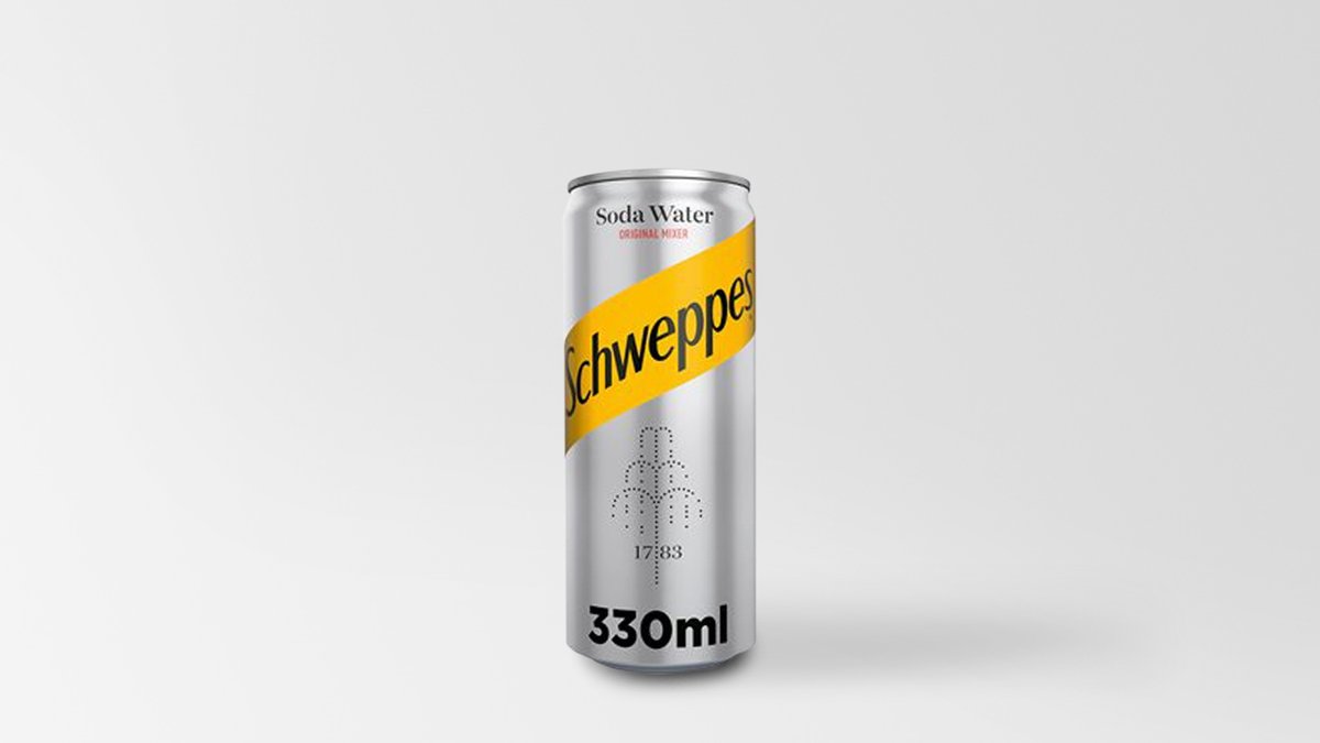 Schweppes Soda Water 0.33 l