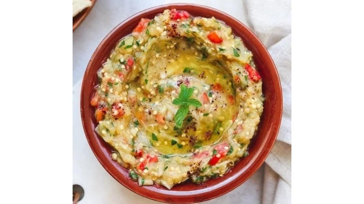 Baba Ganoush + lipie Kril