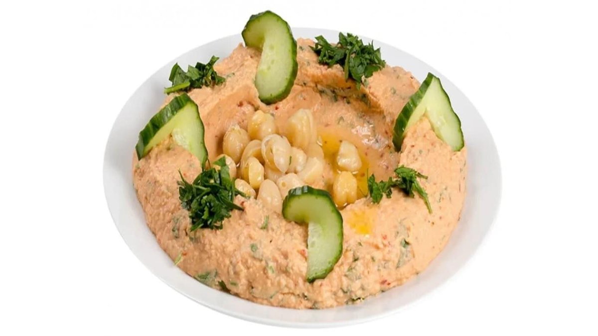 Hummus Beiruti + lipie Kril