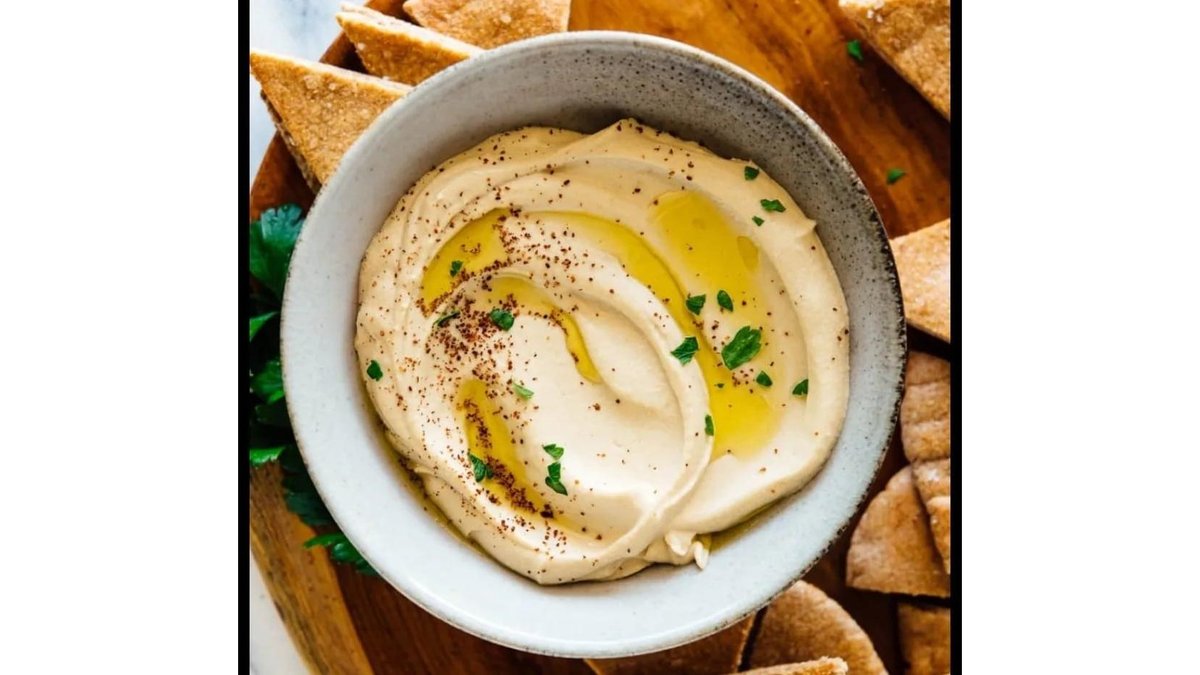 Hummus libanez + lipie Kril