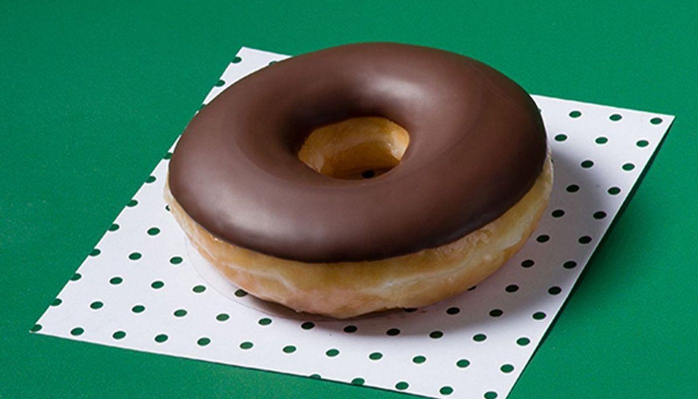 Choc Iced Doughnut