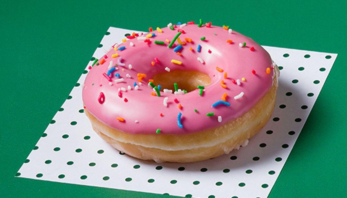 Strawberry Sprinkles Doughnut