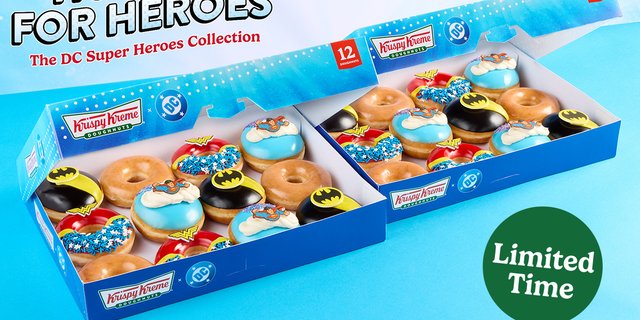 DC Super Heroes Specialty Doughnuts to Share Bundle