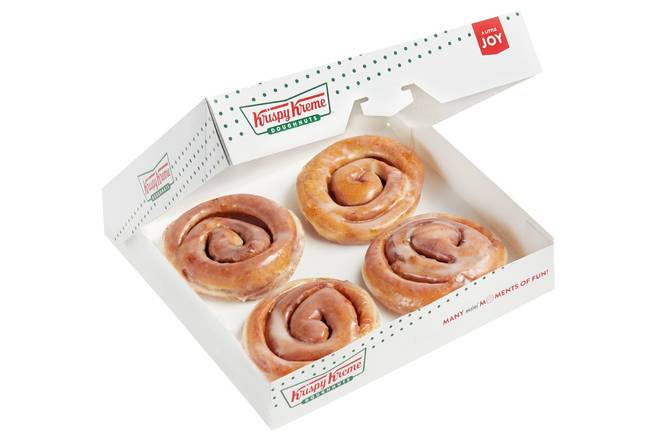 4 Count Original Glazed Cinnamon Rolls