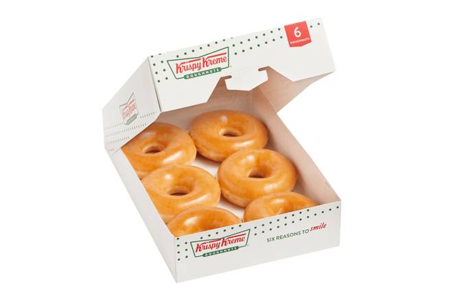 6 Count Original Glazed Doughnuts