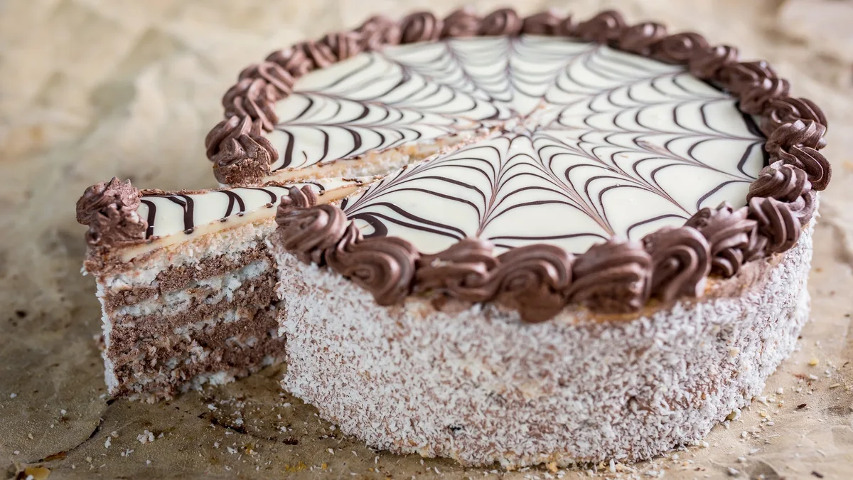 Bounty torta 20 szeletes