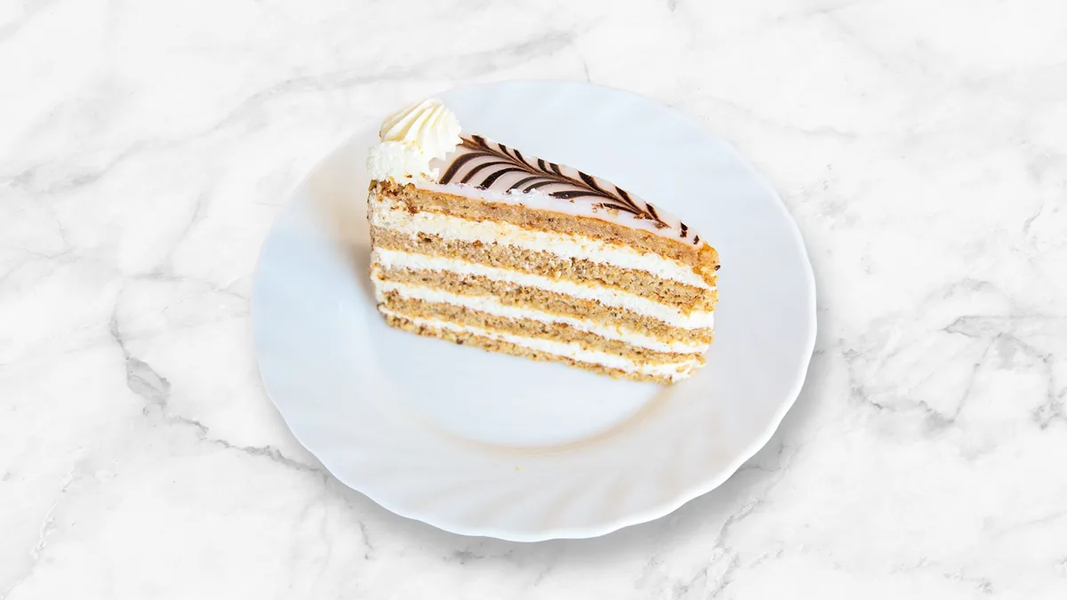 Eszterházy torta szelet