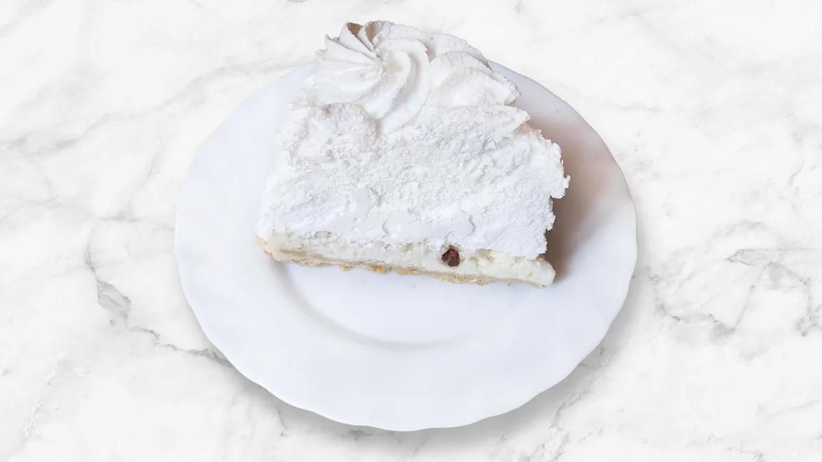 Rákóczi túrós torta szelet