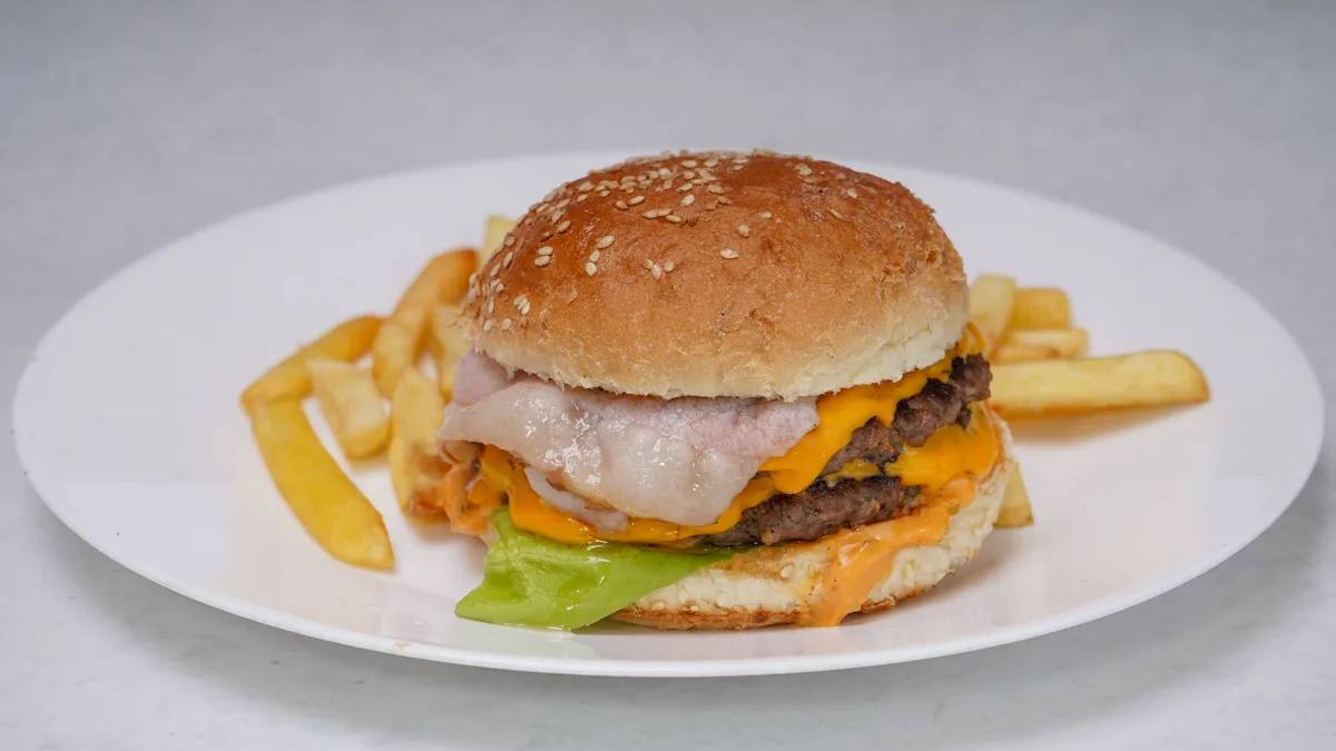 Double baconcheese