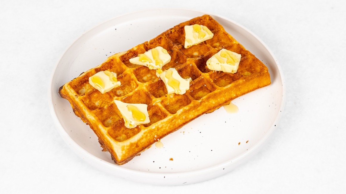 Breakfast vafelj z medom