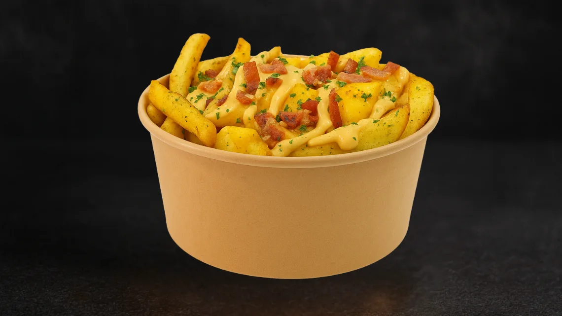Cheese whiz pomfrit
