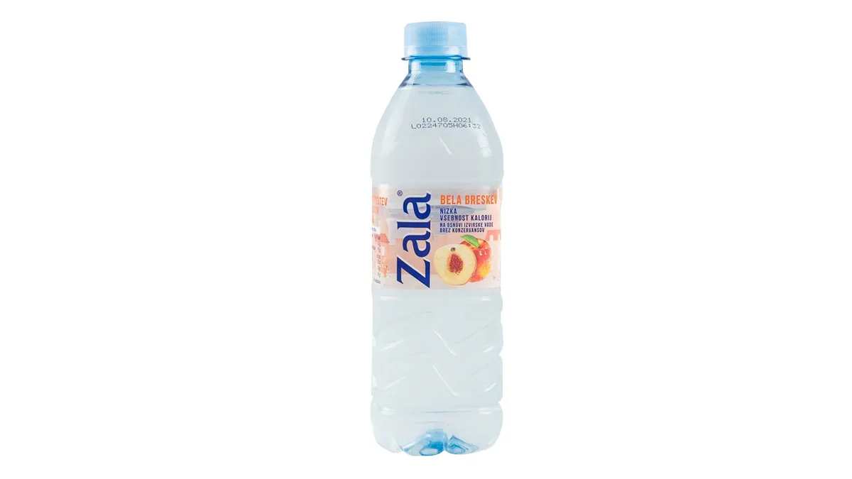 Zala z okusom bele breskve 0.5 l