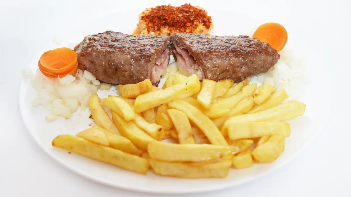 Punjena pljeskavica sa suvim vratom 460g