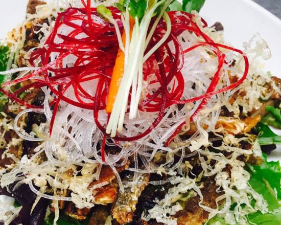 Salmon Skin Salad