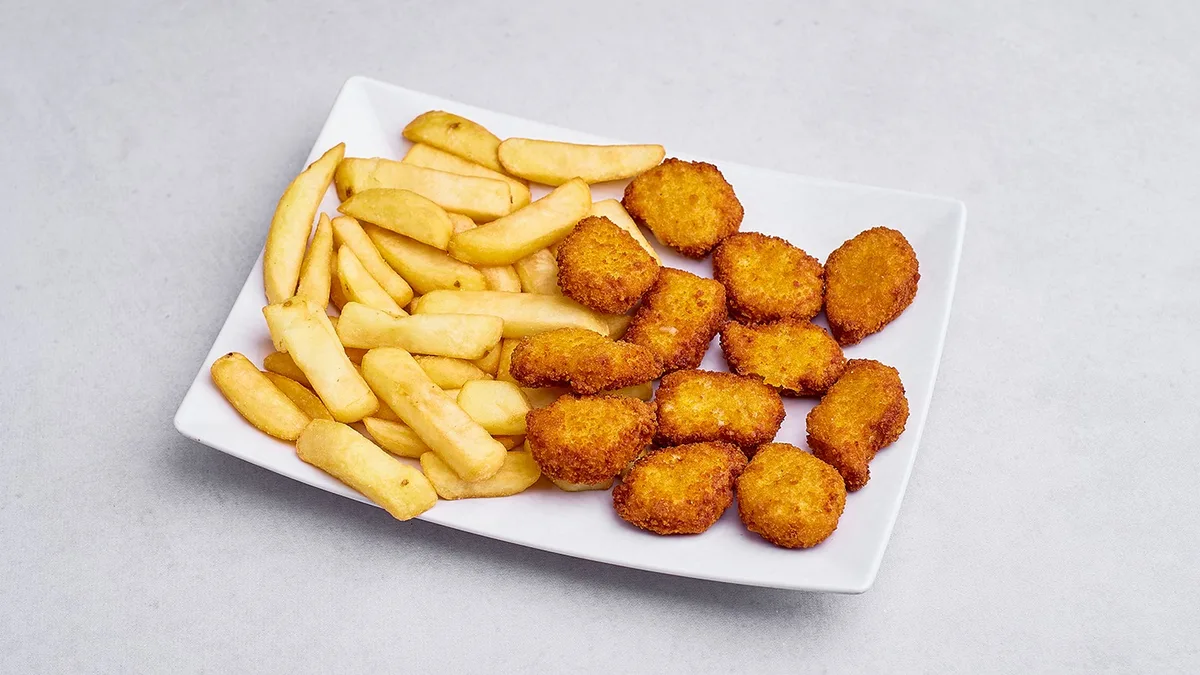 Nuggetsy na talerzu
