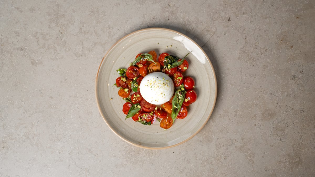 Burrata Pomodoro (V)