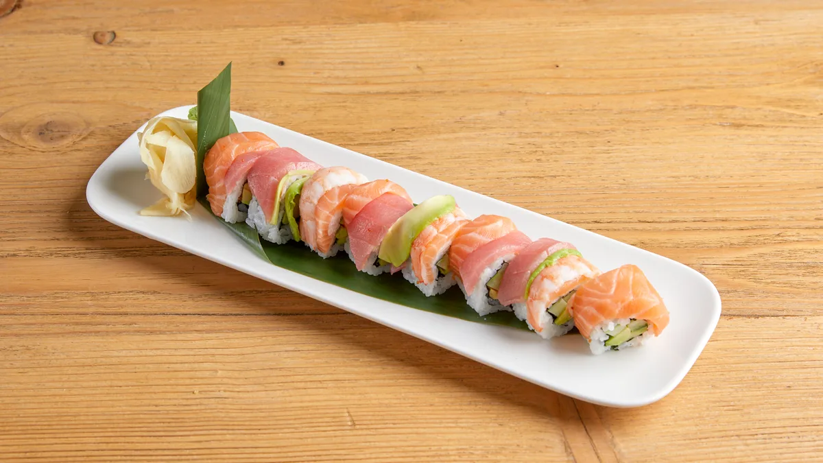 Rainbow Maki Roll