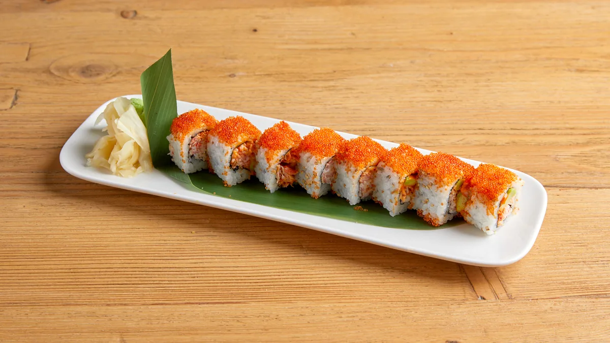 Spicy King Crab and Shrimp Maki Roll