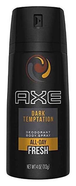 Axe Body Spray Dark Temptation, 4OZ
