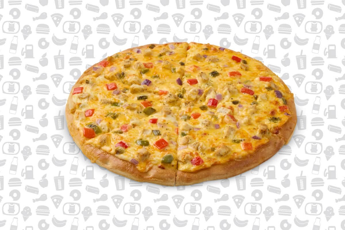 Cheesy Chicken Pizza (Baked)