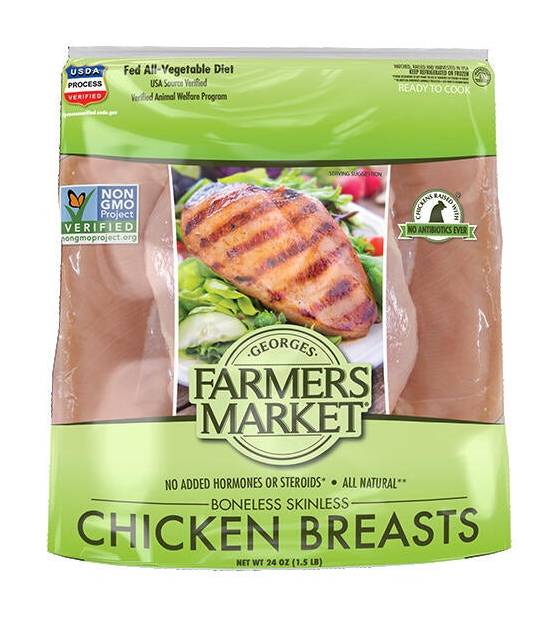 Chicken Breasts Boneless, 24OZ