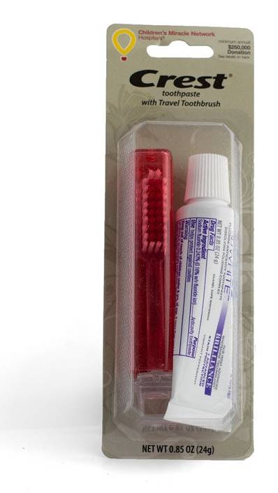 CREST Toothpaste Toothbrush
