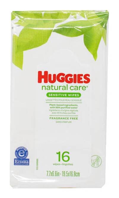 Huggies Wipe Natural Care, 16CT