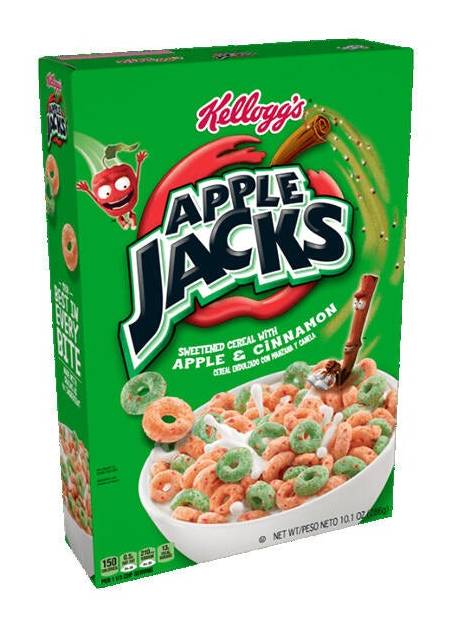 Kelloggs Apple Jacks, 8.9OZ