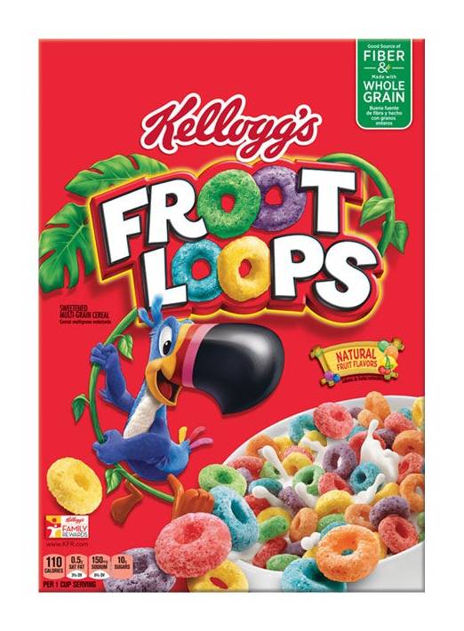 Kelloggs Froot Loops, 8.9OZ