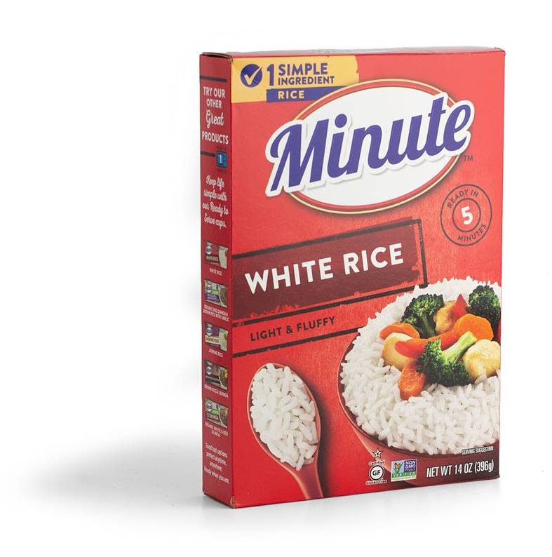 Minute Rice White, 14OZ