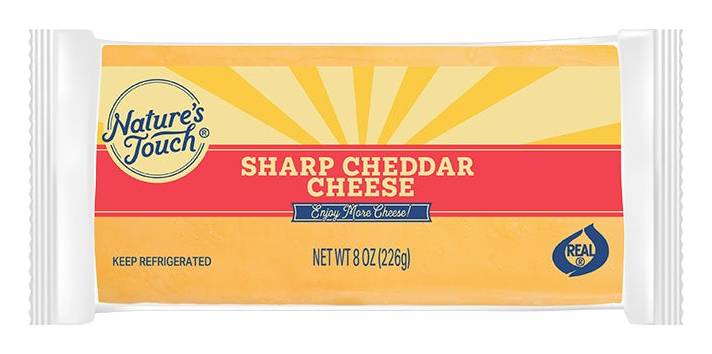Nature's Touch Cheese Blocks, 8OZ