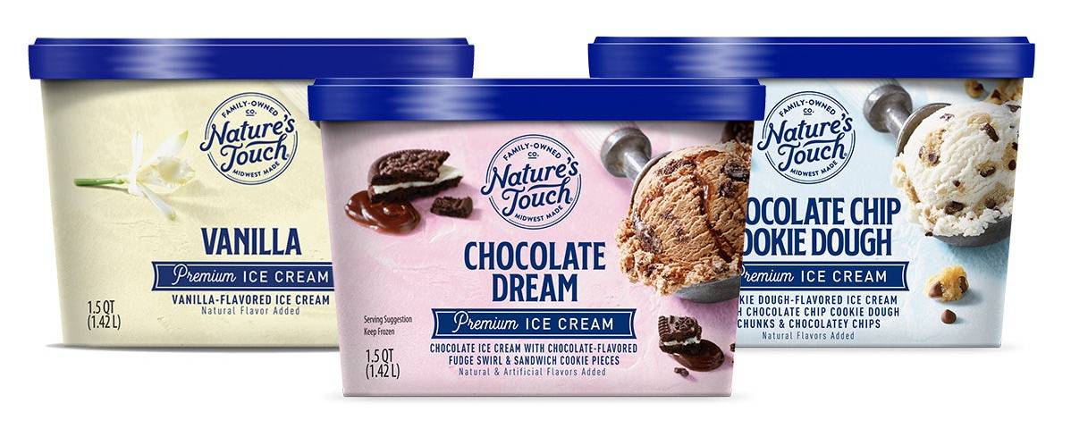 Nature's Touch Ice Cream, 1.5-Quart