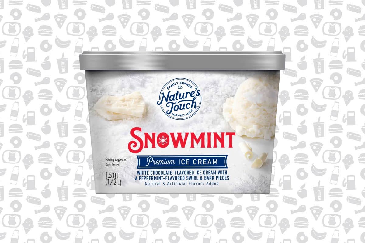 Nature's Touch Ice Cream Snowmint, 1.5-Quart