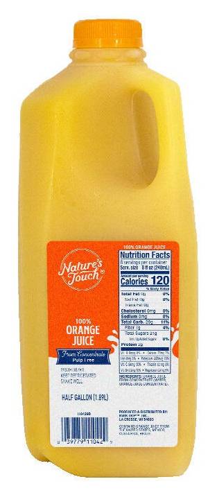 Nature's Touch Orange Juice