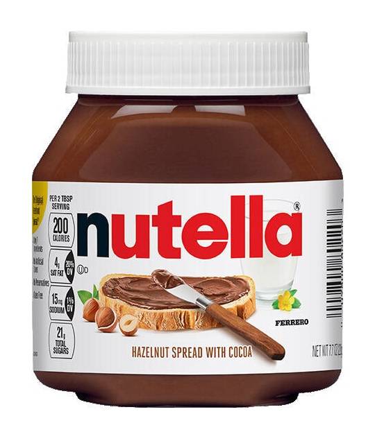 Nutella Hazelnut Spread Jar, 7.7OZ