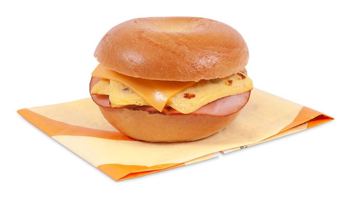 Omelet Bagel Sandwich