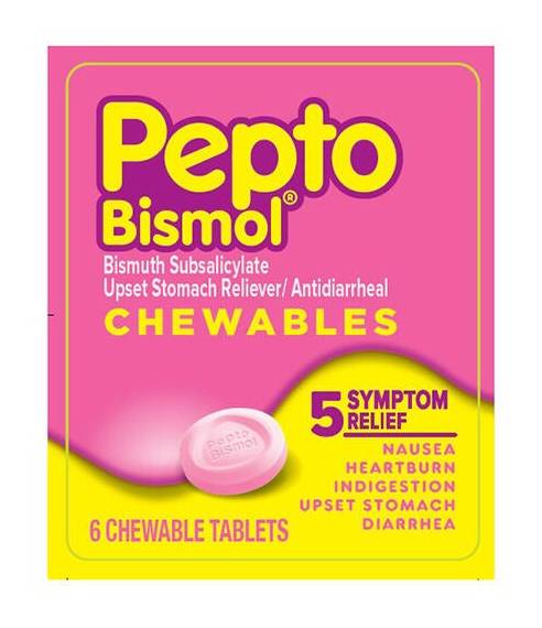 Pepto Bismol Chewable, 6CT