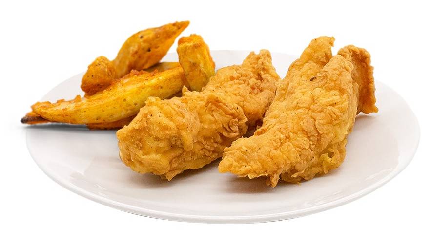 Tenders, 2 Piece with Potato Wedges
