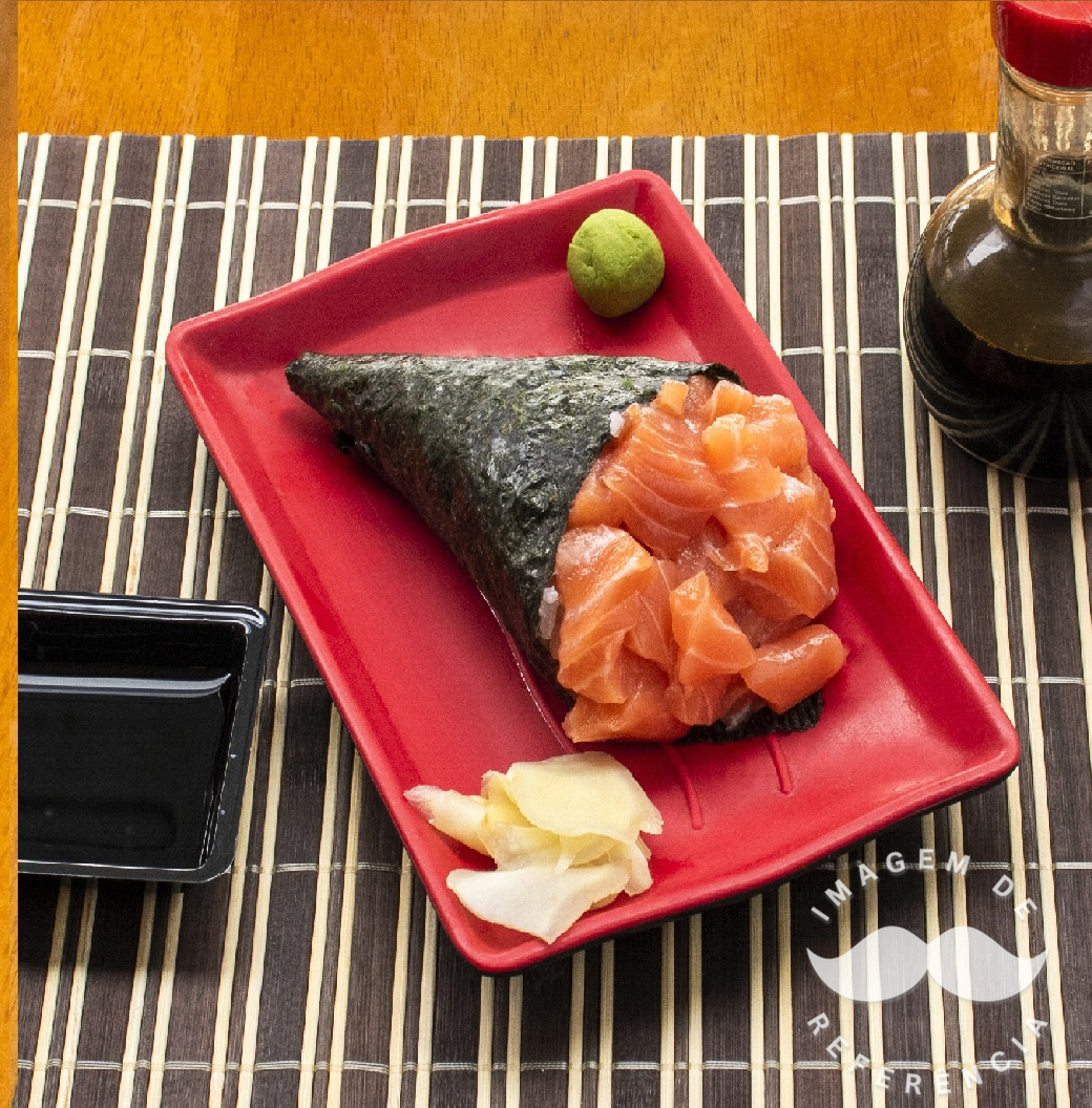 Temaki Salmão Fatiado