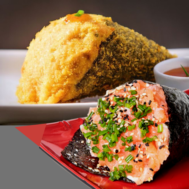 Temakis Hot e Salmão Batido