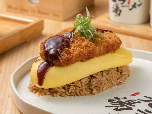 Pork Tonkatsu Omurice