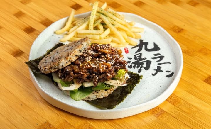 Teriyaki Beef Rice Burger Combo