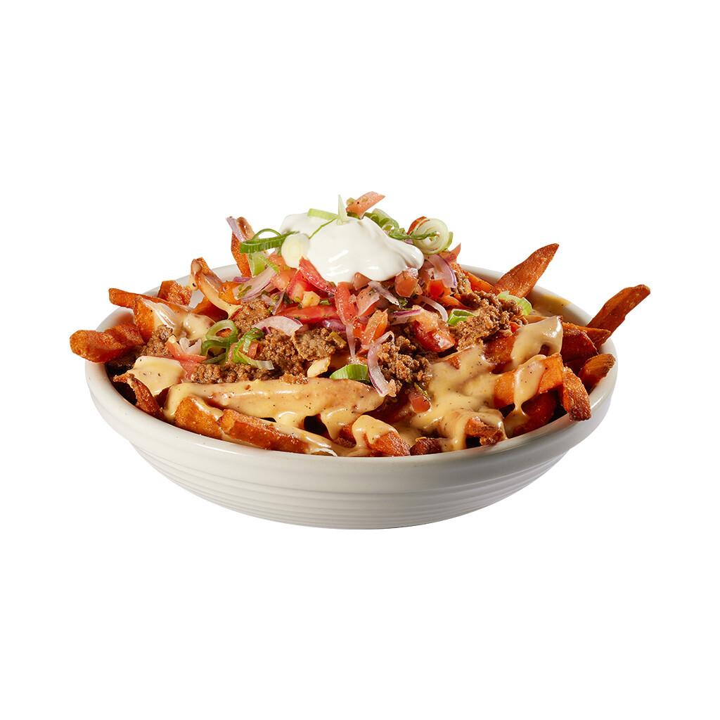 Patates Cochonnes/Loaded Sweet Potato Fries