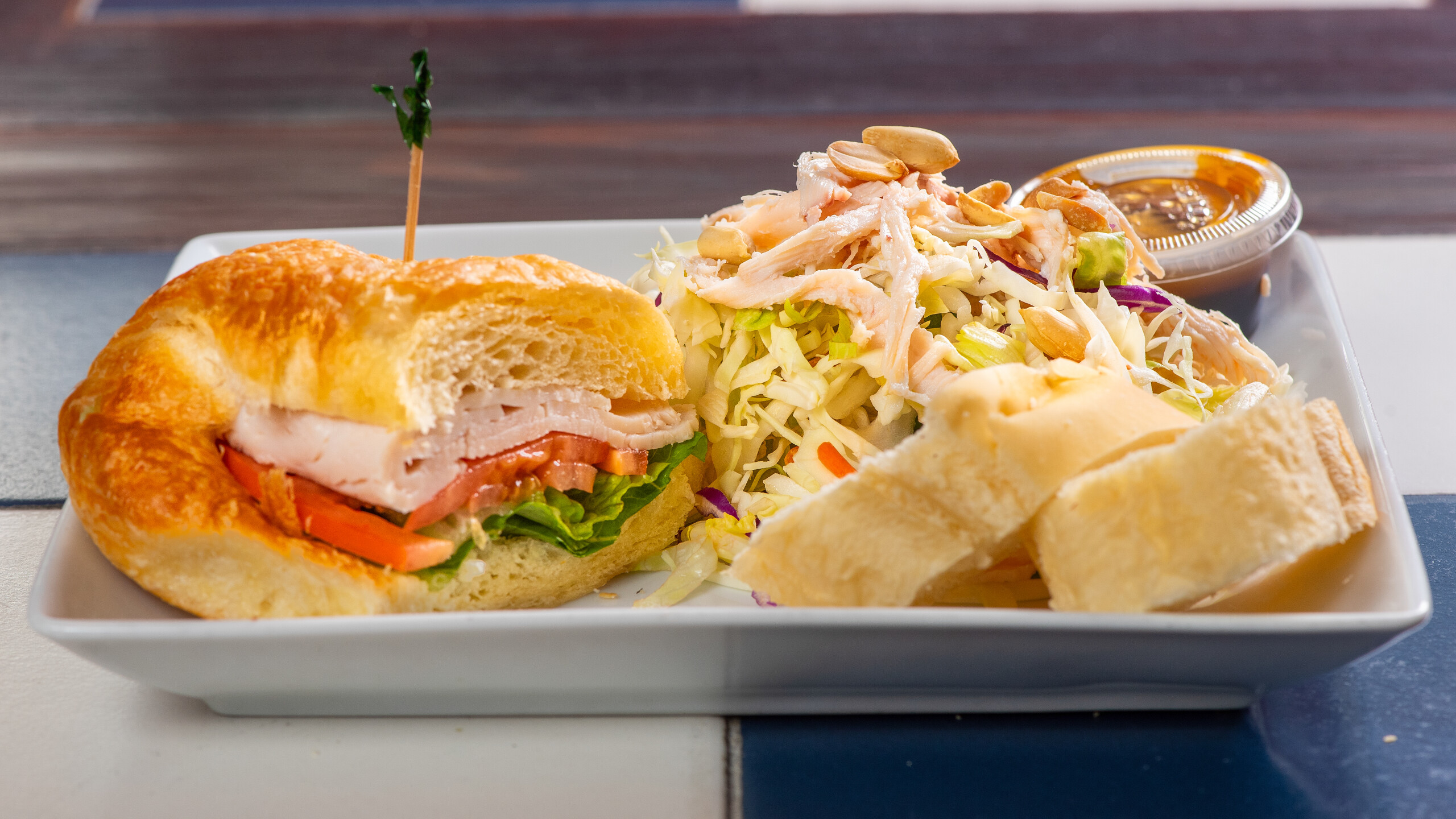 Classic Sandwich and Salad