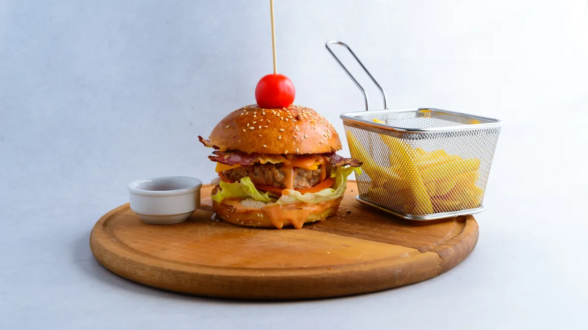 Dry age burger